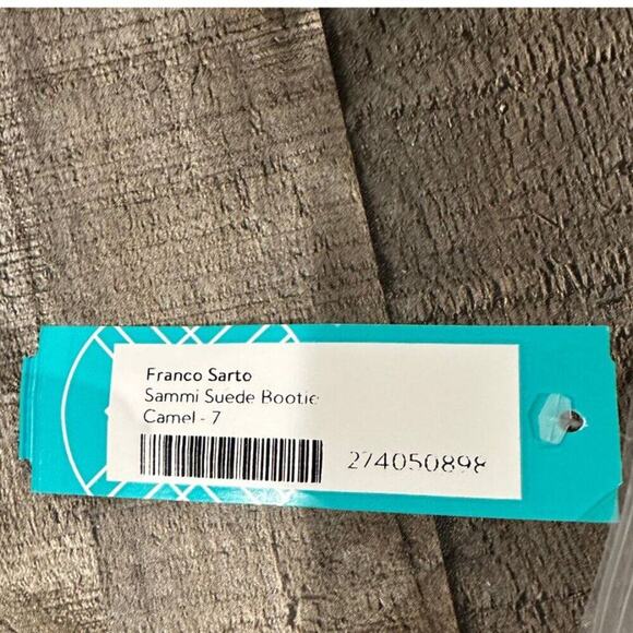 Franco Sarto Women’s Sammi Ankle Bootie – Whiskey Tan | Size 7 - Picture 9 of 15